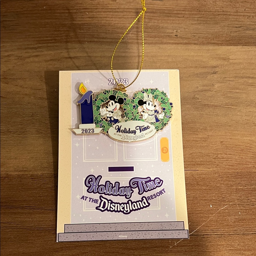 Disneyland Holiday Time Pin/Ornament. From tour in 2023.